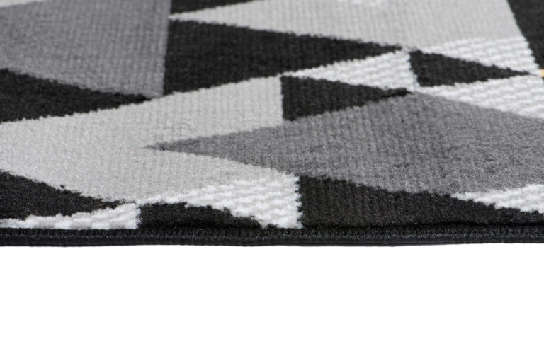 Chodnik Maya Szary Żółty Geometryczny Trójkąty