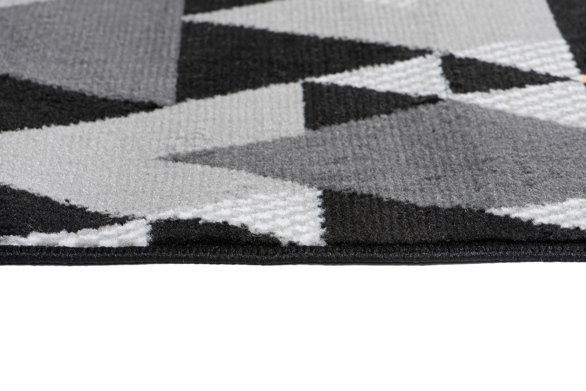 Chodnik Maya Szary Żółty Geometryczny Trójkąty