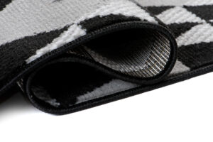 Chodnik Maya Szary Żółty Geometryczny Trójkąty