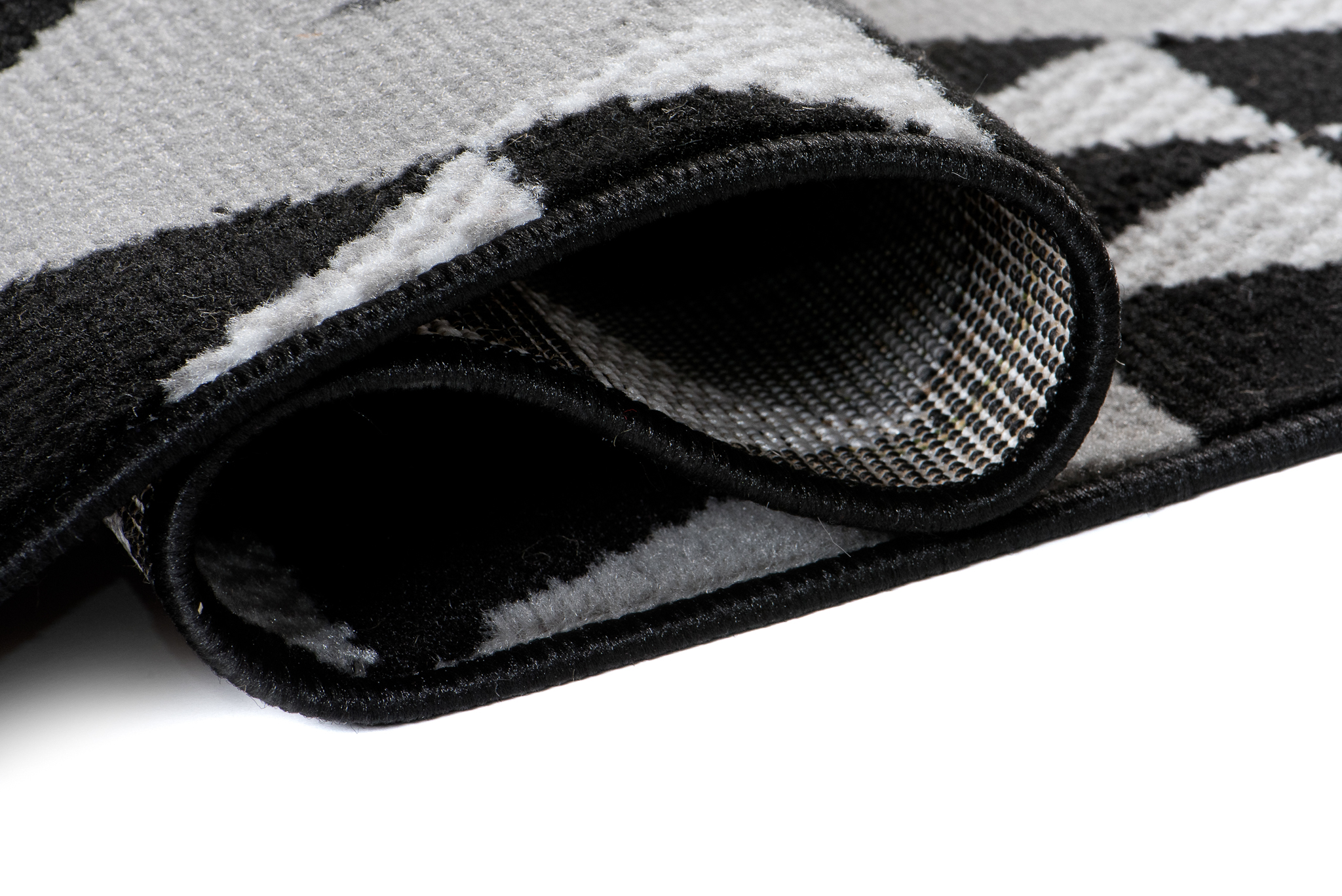 Chodnik Maya Szary Żółty Geometryczny Trójkąty