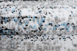 Chodnik Maya Szary Czarny Niebieski Abstrakcyjny