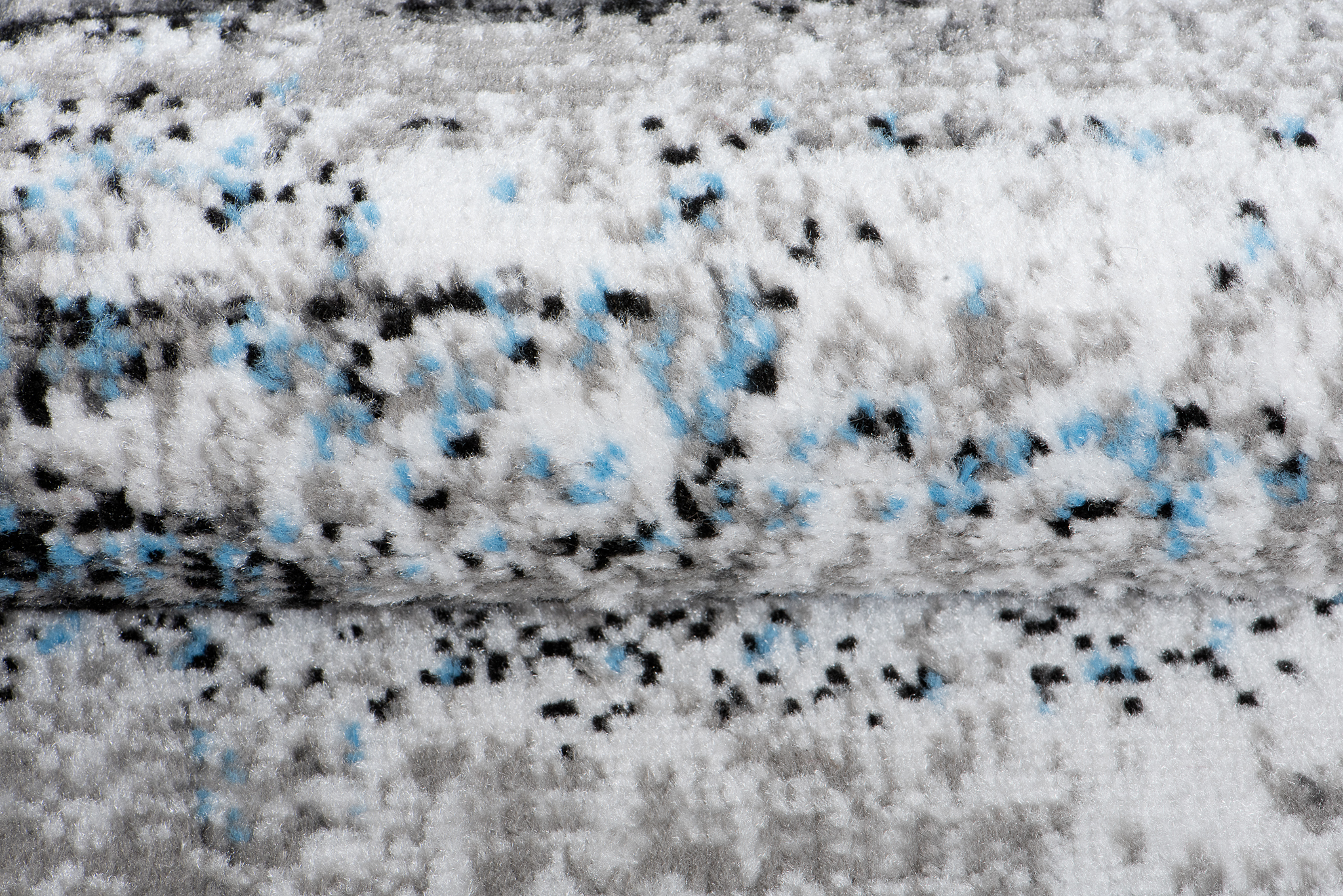 Chodnik Maya Szary Czarny Niebieski Abstrakcyjny