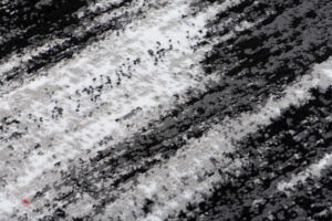 Chodnik Maya Szary Czarny Abstrakcyjny