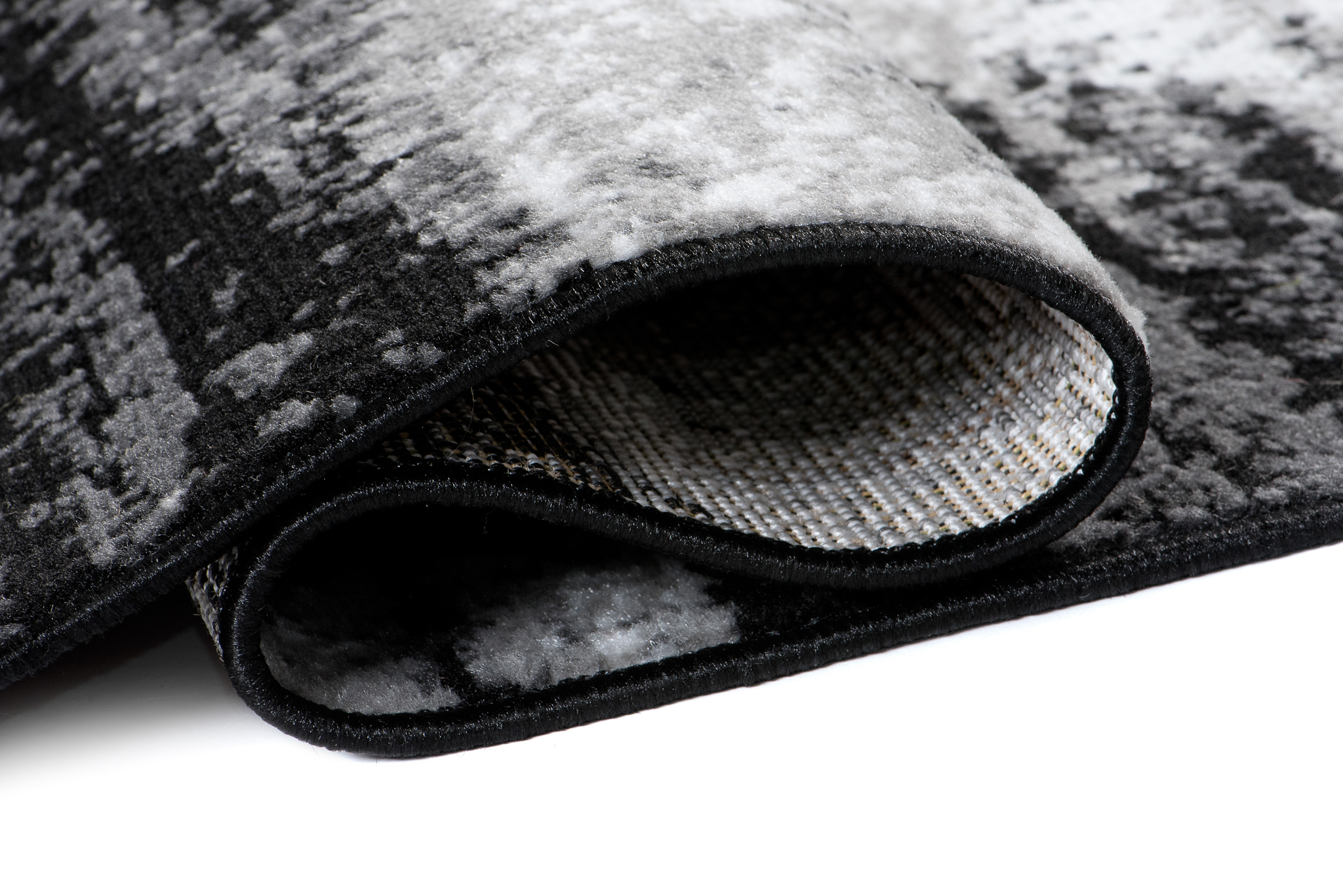 Chodnik Maya Szary Czarny Abstrakcyjny