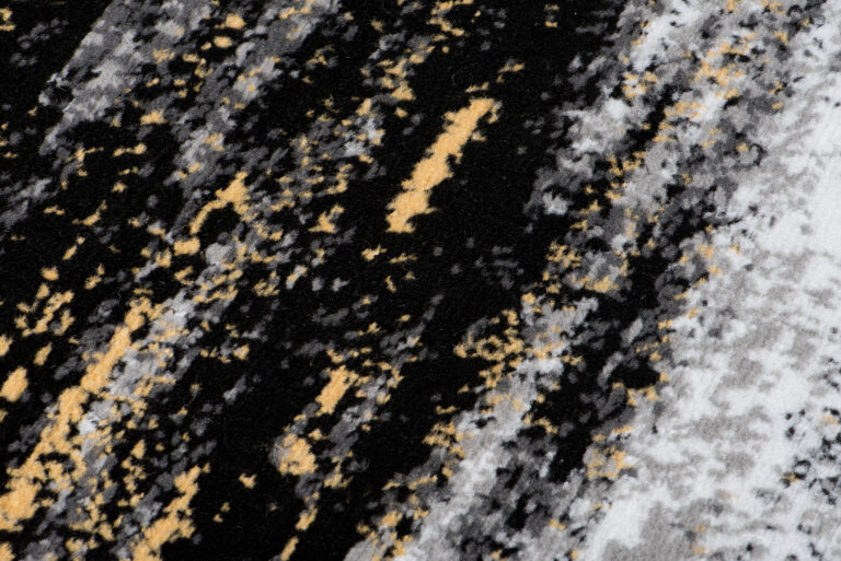 Chodnik Maya Szary Czarny Żółty Abstrakcyjny