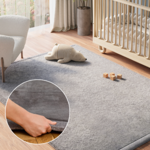 Dywan Dziecięcy Fluffin Ciemny Szary