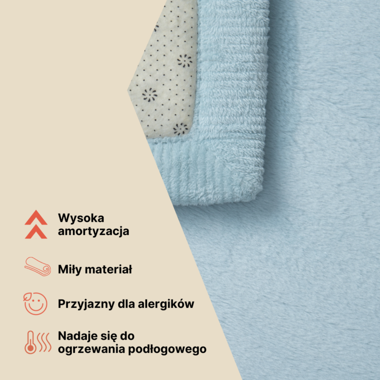 Dywan Dziecięcy Fluffin Kwadratowy Ciemny Szary