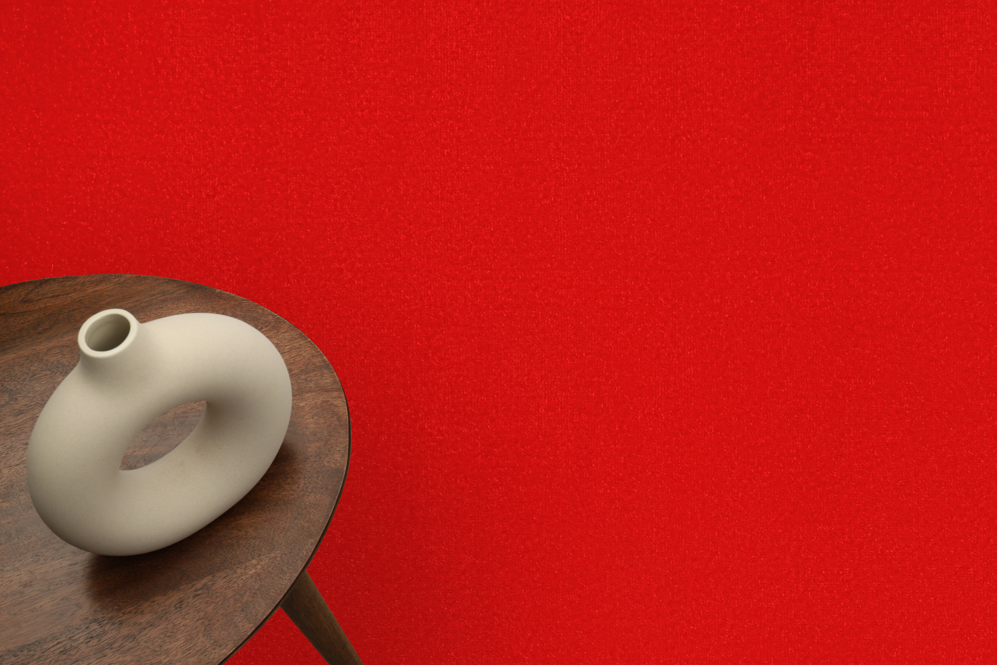 Chodnik Mono Indoor Outdoor Czerwony