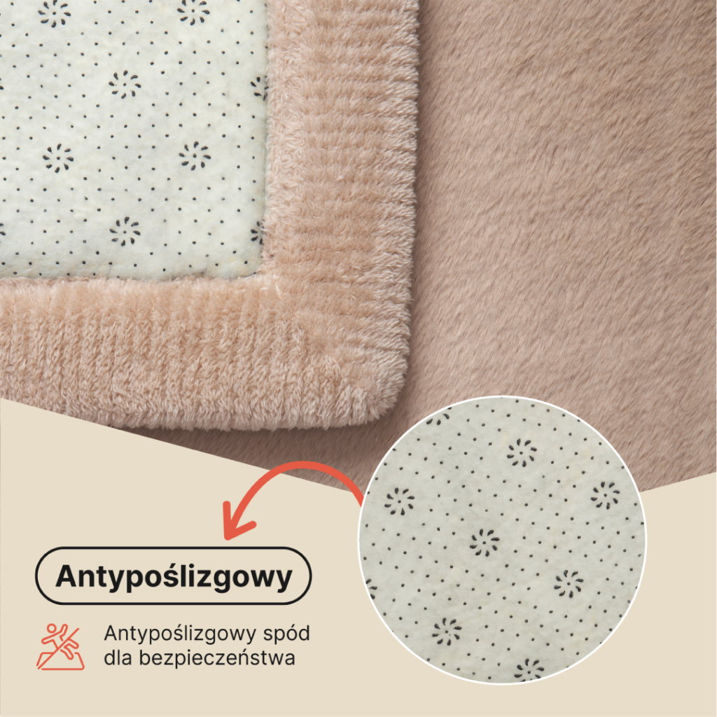 Dywan Dziecięcy Fluffin Beżowy