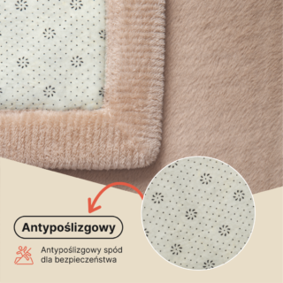 Dywan Dziecięcy Fluffin Beżowy