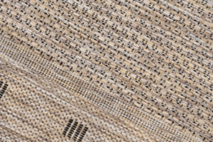 Chodnik Melissa Brązowy Ramka Indoor Outdoor