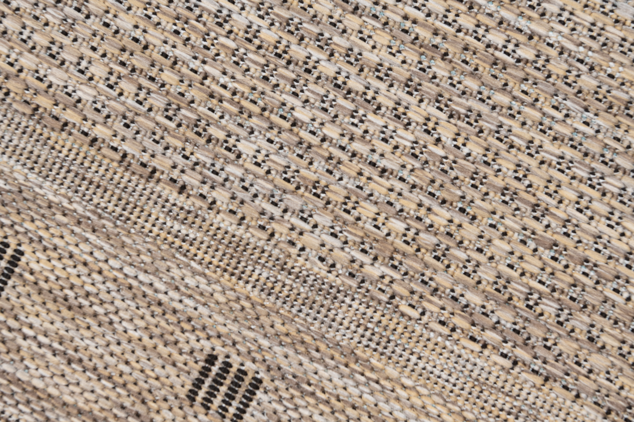 Chodnik Melissa Brązowy Ramka Indoor Outdoor