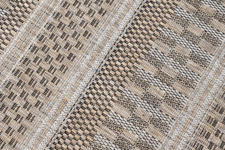 Chodnik Melissa Brązowy Pasy Indoor Outdoor