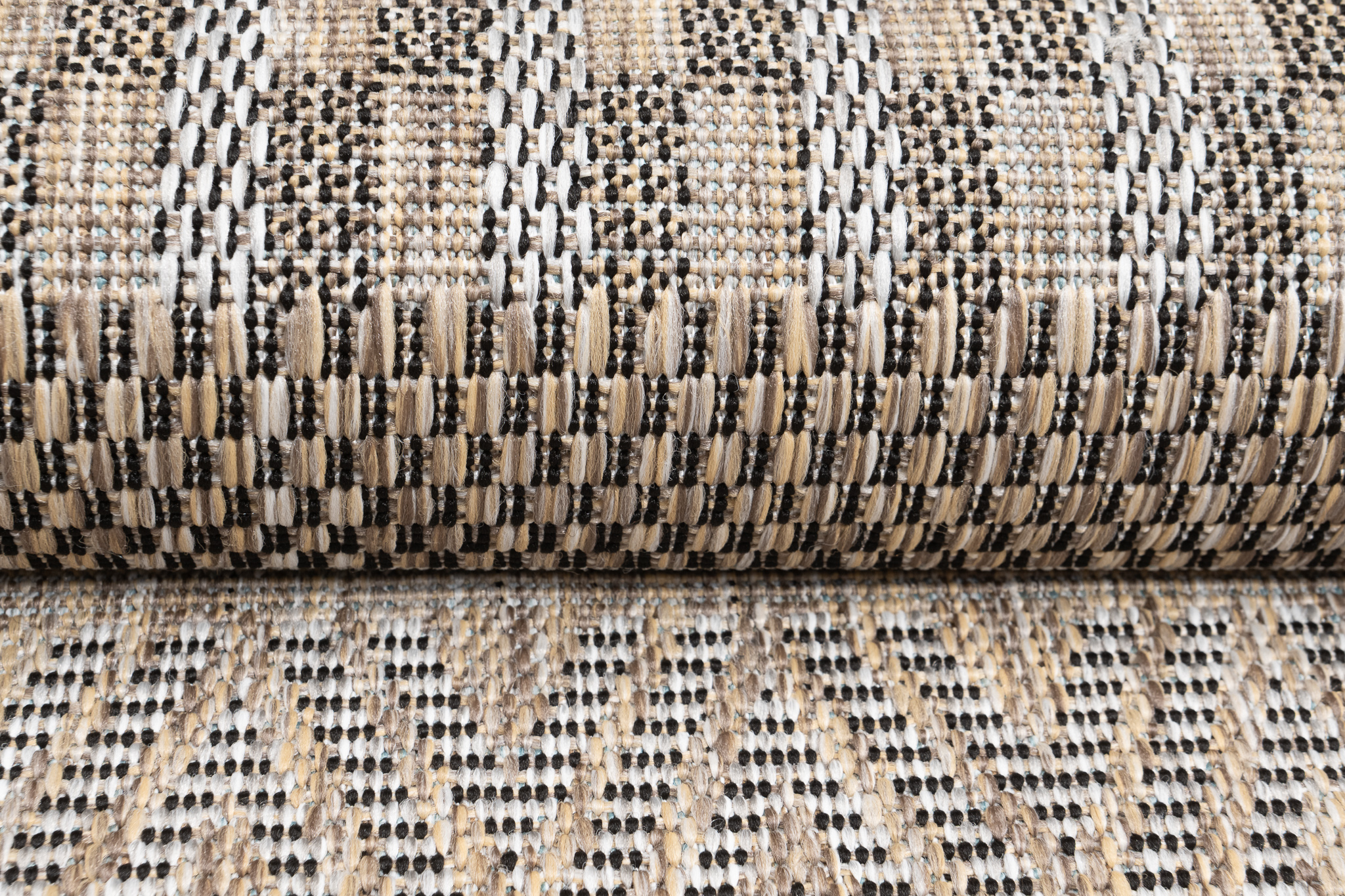 Chodnik Melissa Brązowy Pasy Indoor Outdoor