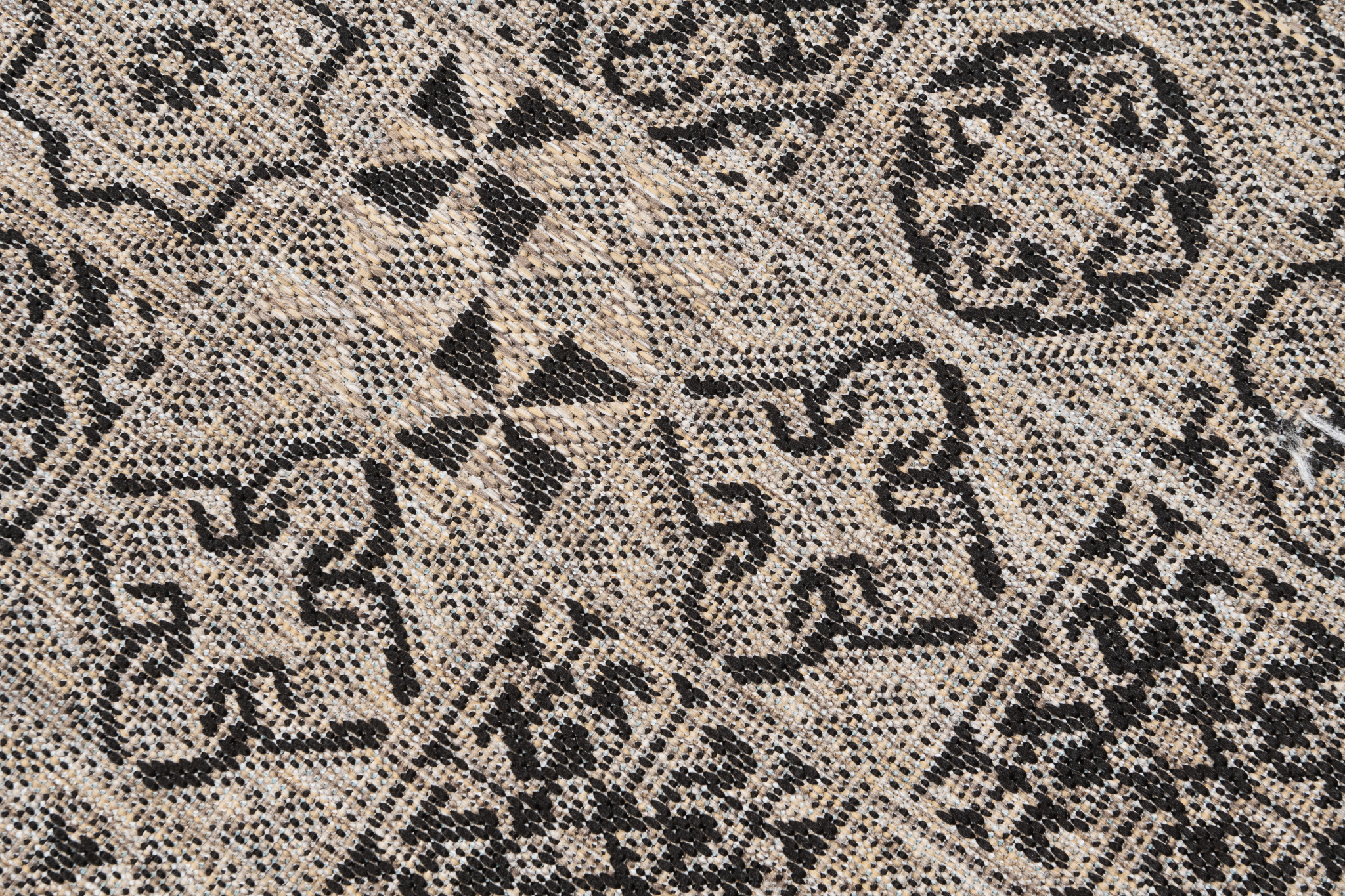 Chodnik Melissa Brązowy Czarny Mozaika Indoor Outdoor