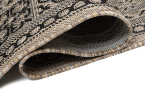 Chodnik Melissa Brązowy Czarny Mozaika Indoor Outdoor