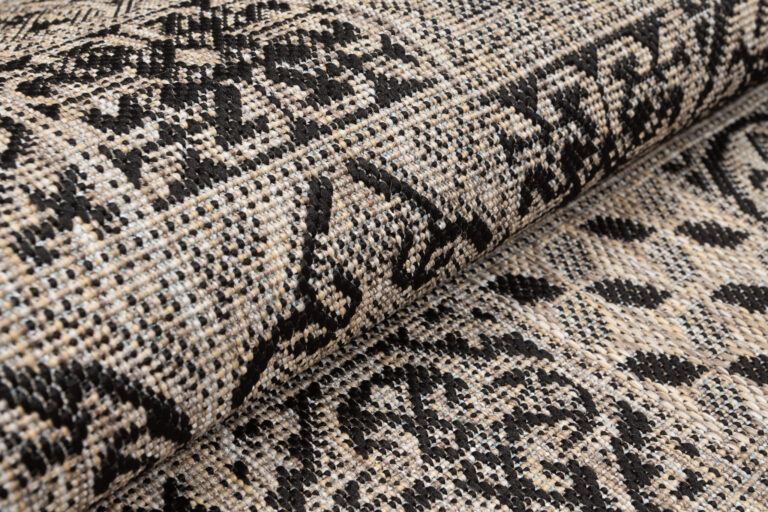 Chodnik Melissa Brązowy Czarny Mozaika Indoor Outdoor