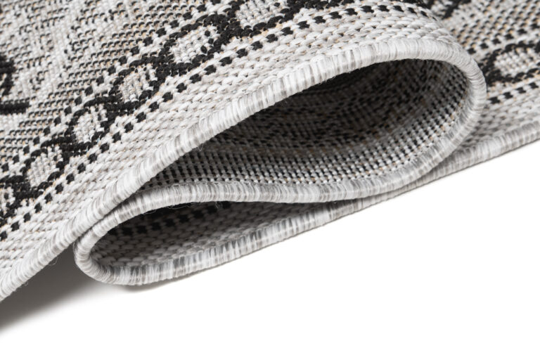 Chodnik Melissa Szary Czarny Mozaika Indoor Outdoor