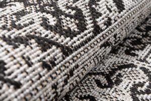 Chodnik Melissa Szary Czarny Mozaika Indoor Outdoor