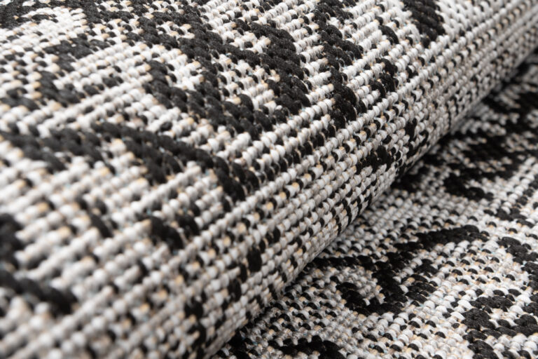 Chodnik Melissa Szary Czarny Mozaika Indoor Outdoor