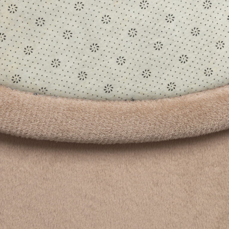 Dywan Dziecięcy Fluffin Okrągły Beżowy