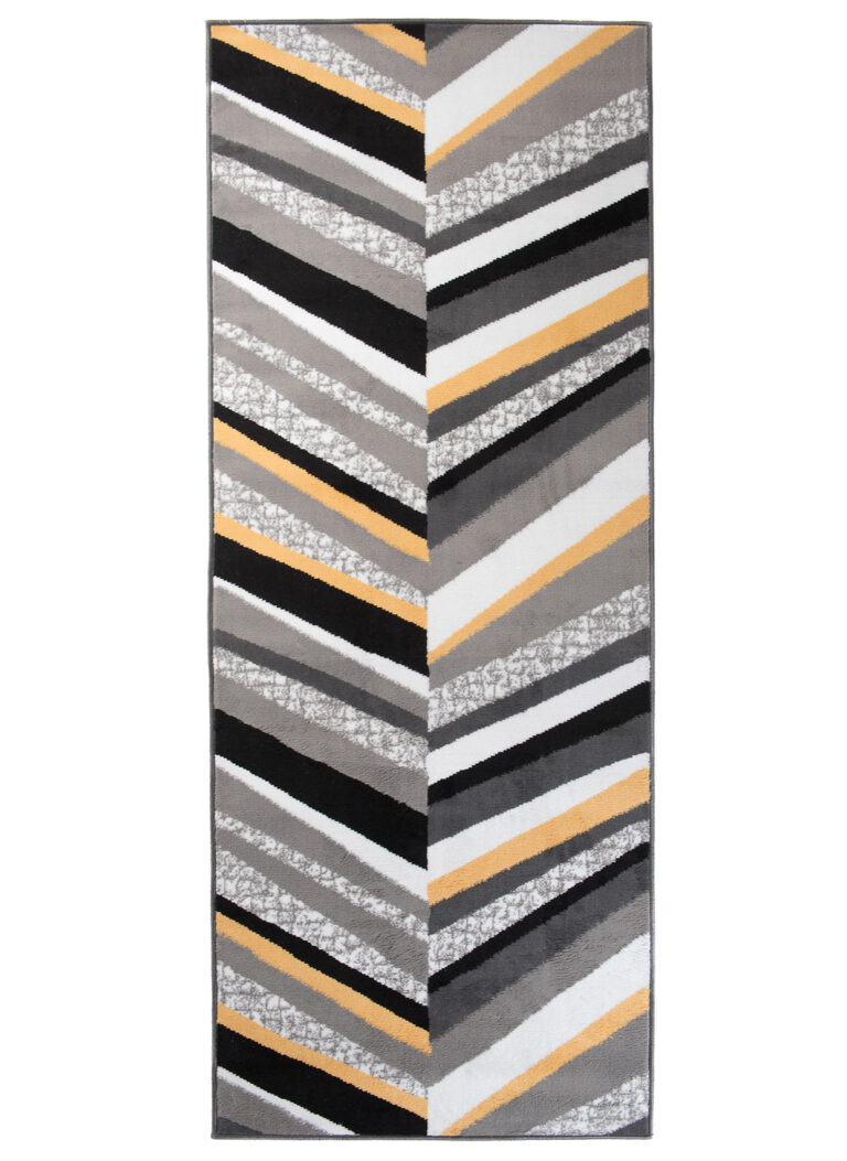 Chodnik Maya Szary Żółty Geometryczny Linie
