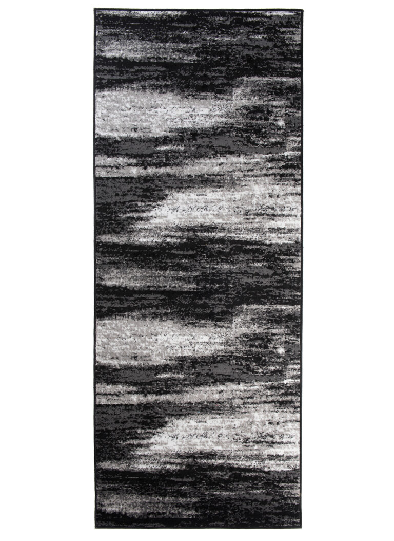 Chodnik Maya Szary Czarny Abstrakcyjny
