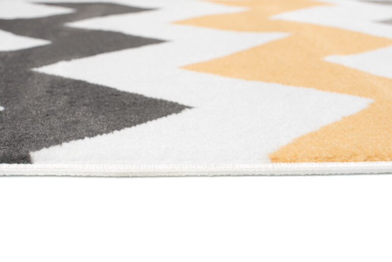 Chodnik Maya Szary Żółty Geometryczny ZygZak