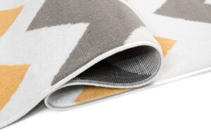 Chodnik Maya Szary Żółty Geometryczny ZygZak