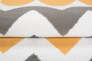 Chodnik Maya Szary Żółty Geometryczny ZygZak