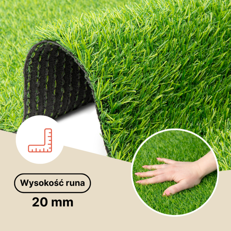 Sztuczna Trawa Taifo Zielona 20mm