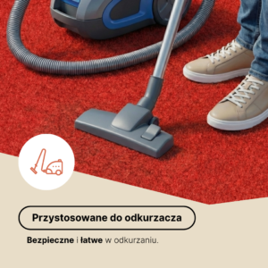 Sztuczna Trawa Pemba Czerwona 4mm