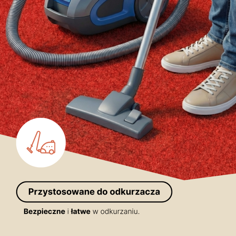 Sztuczna Trawa Pemba Czerwona 4mm