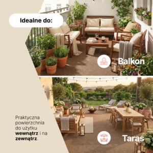 Sztuczna Trawa Canyoo Brązowa 7mm