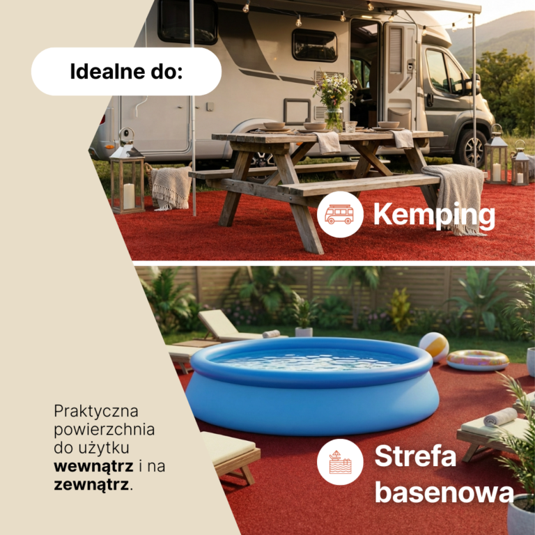 Sztuczna Trawa Pemba Czerwona 4mm