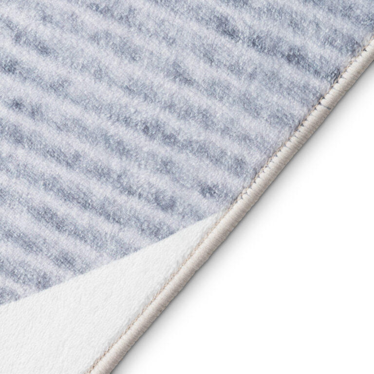 Dywan Wisp Szary Niebieski Abstrakcyjny