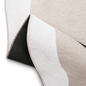 Dywan Wisp o Nieregularnym Kształcie Beżowy