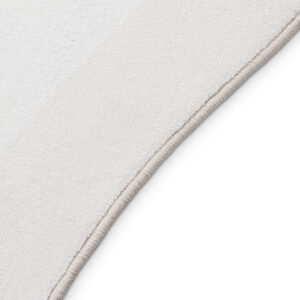 Dywan Wisp o Nieregularnym Kształcie Biały Linie