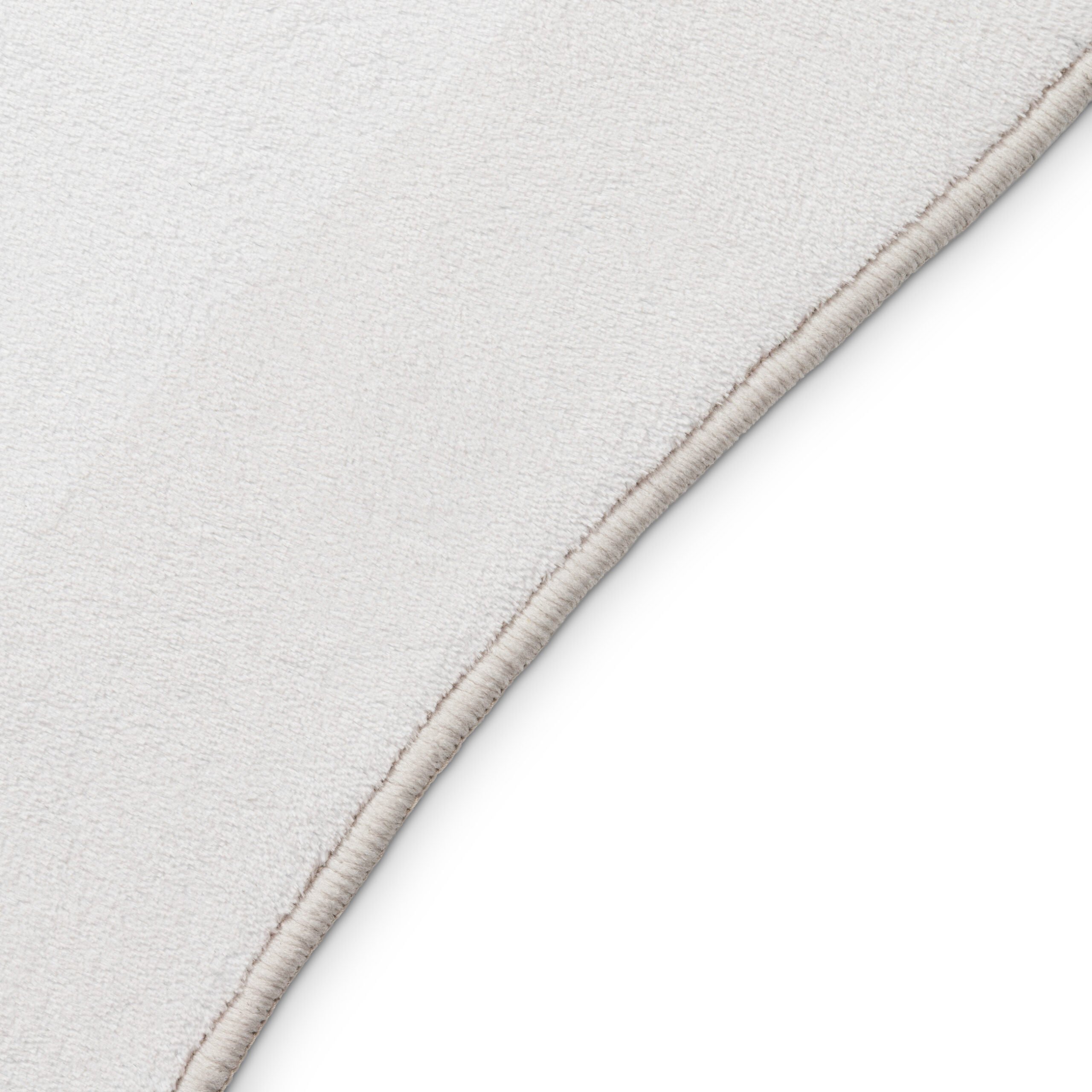 Dywan Wisp o Nieregularnym Kształcie Biały Linie