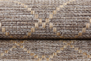 Dywan Zewnętrzny Melissa Brązowy Geometryczny