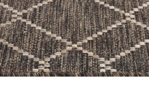 Dywan Zewnętrzny Melissa Ciemny Brązowy Geometryczny