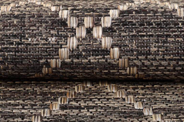 Dywan Zewnętrzny Melissa Ciemny Brązowy Geometryczny