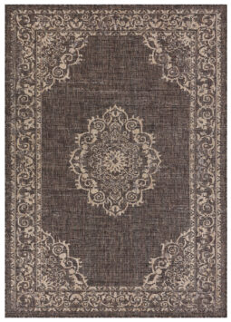 Dywan Zewnętrzny Melissa Ciemny Brązowy Vintage