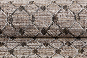 Dywan Zewnętrzny Melissa Brązowy Romby