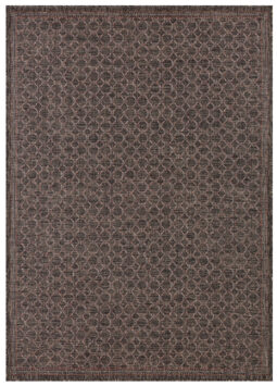 Dywan Zewnętrzny Melissa Ciemny Brązowy Romby