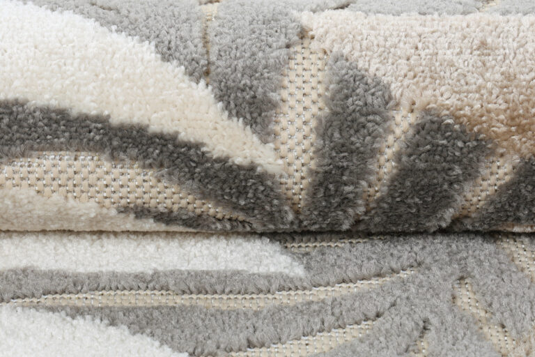 Dywan Zewnętrzny Patio Beżowy Liście