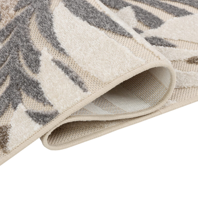 Dywan Zewnętrzny Patio Beżowy Liście