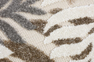 Dywan Zewnętrzny Patio Beżowy Liście