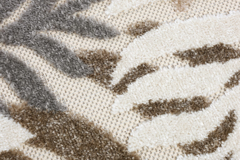 Dywan Zewnętrzny Patio Beżowy Liście