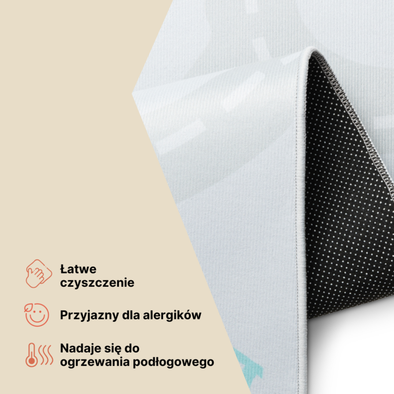 Dywan Dziecięcy Snooki Pastelowe Drogi Beżowy Antypoślizgowy